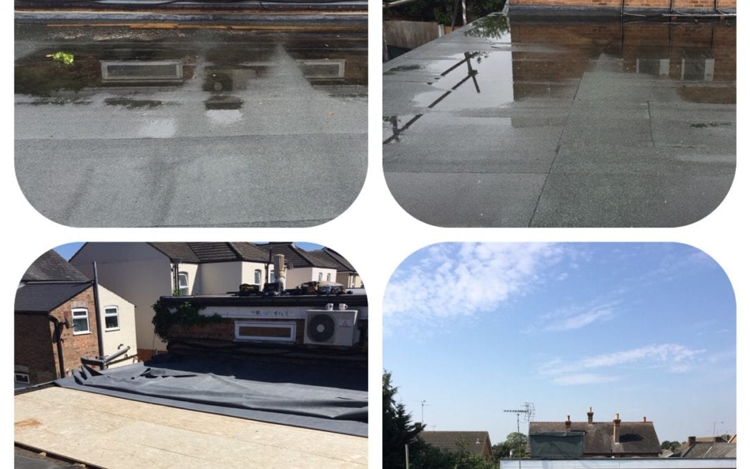 EPDM rubber flat roof