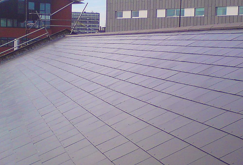 Slate roofing