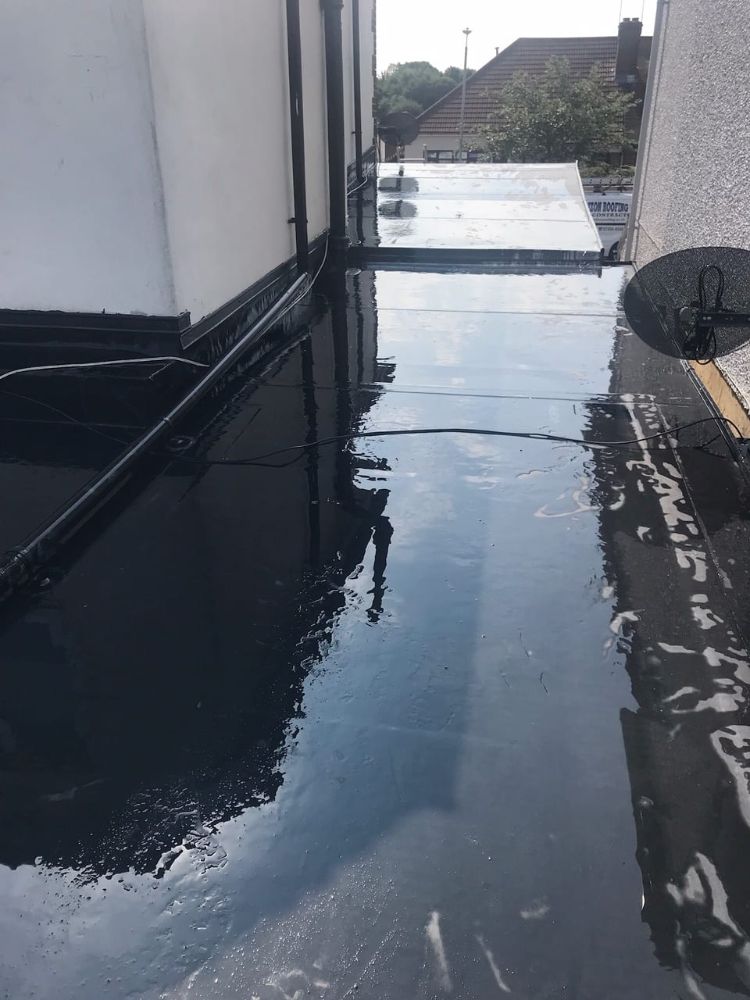 EPDM Rubber flat roof